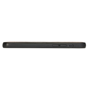Apple Iphone 12 Pro Max Uyumlu Deri Arka Kapak Rst1 Siyah