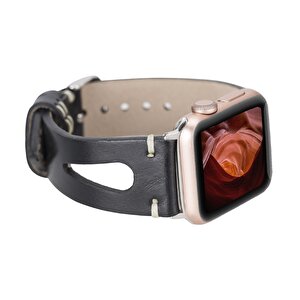 Apple Watch Uyumlu Deri Kordon 42-44-45mm 42ba2 Rst1