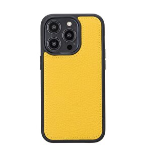 Apple Iphone 14 Pro Uyumlu Deri Cüzdanlı Kılıf Mwwn Fl12 Sarı