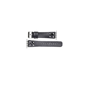 Apple Watch Uyumlu Deri Kordon Cross 42-44-45mm St Rst1