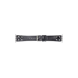 Apple Watch Uyumlu Deri Kordon Cross 42-44-45mm St Rst1