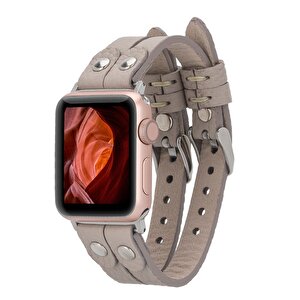 Apple Watch Uyumlu Deri Kordon Ely Double Tour St Erc3