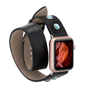 Apple Watch Uyumlu Deri Kordon 38-40-41mm Dt Ft Rst1