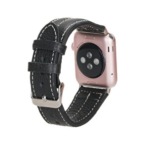Apple Watch Uyumlu Deri Kordon 42-44-45mm Nm3 As5