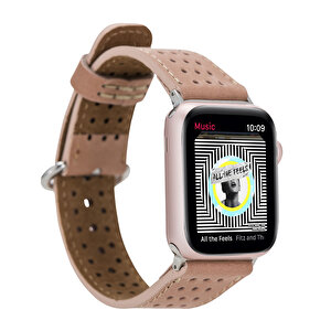 Apple Watch Uyumlu Deri Kordon 42-44-45mm 87011  Rst8
