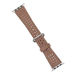 Apple Watch Uyumlu Deri Kordon 42-44-45mm 87011  Rst8
