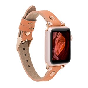 Apple Watch Uyumlu Deri Kordon 42-44-45mm Ferro Rt Nu3