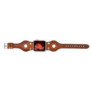 Apple Watch Uyumlu Deri Kordon Ronda 38-40-41mm St Rst2e