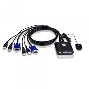 Aten Cs-22u 2port Mi̇ni̇ Usb Kvm Switch+kablo(yönet)