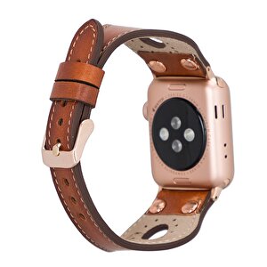 Apple Watch Uyumlu Deri Kordon Ronda 38-40-41mm Rt Rst2e
