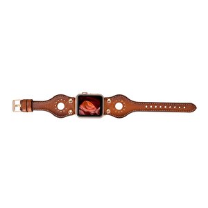 Apple Watch Uyumlu Deri Kordon Ronda 38-40-41mm Rt Rst2e