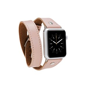 Apple Watch Uyumlu Deri Kordon 38-40-41mm Slim Dtst Nu1