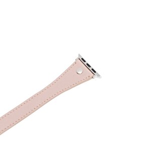 Apple Watch Uyumlu Deri Kordon 38-40-41mm Slim Dtst Nu1