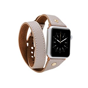 Apple Watch Uyumlu Deri Kordon 38-40-41mm Slim Dtgt Erc3