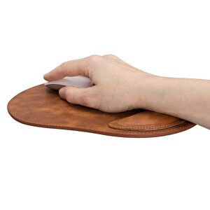 Bileklikli Deri Mouse Pad Tn11 Taba