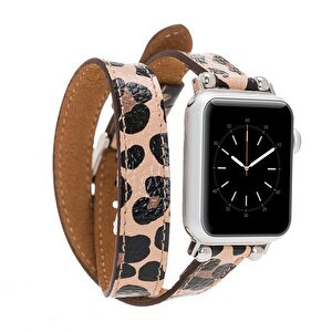 Apple Watch Uyumlu Deri Kordon 38-40-41mm Ferro Dt Le02n