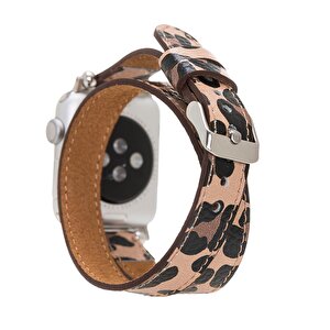 Apple Watch Uyumlu Deri Kordon 38-40-41mm Ferro Dt Le02n