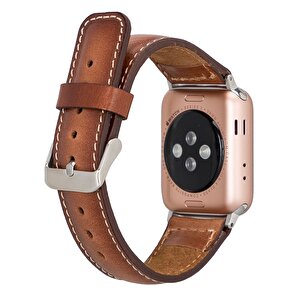 Apple Watch Uyumlu Deri Kordon Sen 38-40-41mm Rst2ef