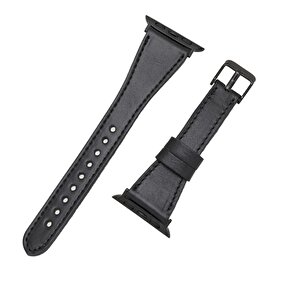 Apple Watch Uyumlu Deri Kordon 42-44-45mm Slim Rst1