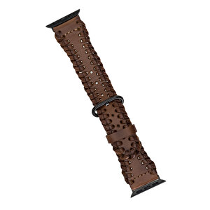 Apple Watch Uyumlu Deri Kordon 42-44-45mm Sm58 Rst2ef