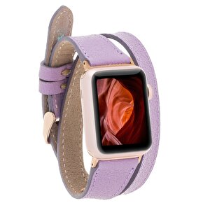 Apple Watch Uyumlu Deri Kordon 42-44-45mm Dt Cp22