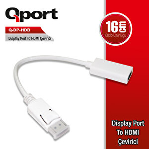Qport Q-dp-hdb Displayport To Hdmi Çevi̇ri̇ci̇