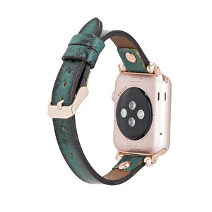 Apple Watch Uyumlu Deri Kordon 38-40-41mm Rt V6sef