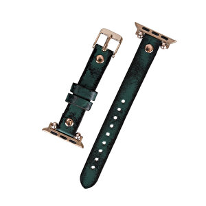 Apple Watch Uyumlu Deri Kordon 38-40-41mm Rt V6sef