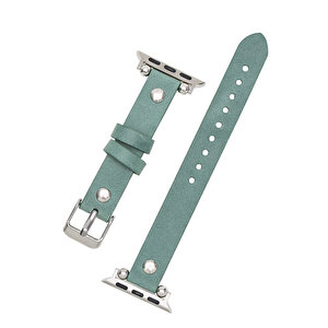 Apple Watch Uyumlu Deri Kordon 38-40-41mm Ferro St Cz12