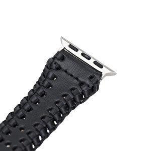 Apple Watch Uyumlu Deri Kordon 42-44-45mm Sm43 Rst1