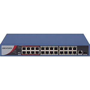 Hikvision Ds-3e0326p-e/m(b) 24xfe+1xge-1ge/spf 240w Poe Switch