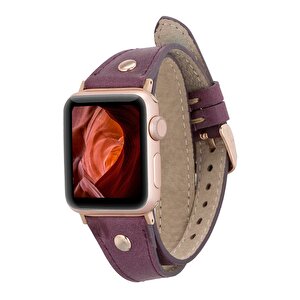 Apple Watch Uyumlu Deri Kordon 38-40-41mm Dt Slim Cz7