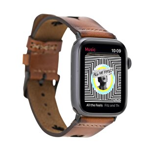 Apple Watch Uyumlu Deri Kordon 42-44-45mm Avesta Rst2ef