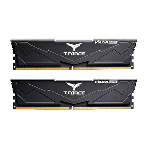 Team T-force Vulcan Black 16gb (2x8gb) 5600mhz Cl40 Ddr5 Gaming Ram (flbd516g5600hc40bdc01)