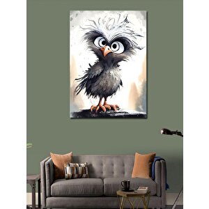 Kanvas Tablo Sevimli Kuş 70x100 cm