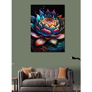 Kanvas Tablo Lotus Çiçeği 100x140 cm