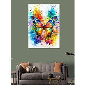 Kanvas Tablo Renkli Kelebekler 70x100 cm