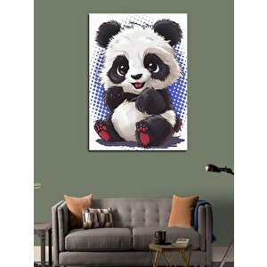 Kanvas Tablo Sevimli Yavru Panda 100x140 cm