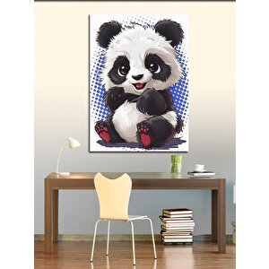 Kanvas Tablo Sevimli Yavru Panda 100x140 cm
