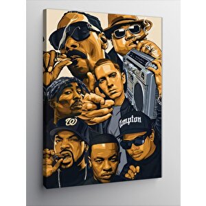 Kanvas Tablo Biggie Notorious 2pac Jay-z N.w.a 100x140 cm