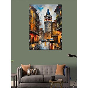 Kanvas Tablo İstanbul Galata Kulesi 50x70 cm