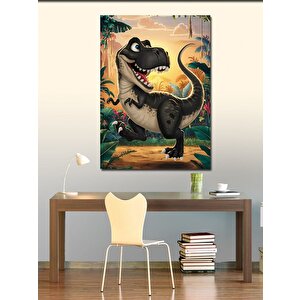 Kanvas Tablo Sevimli Dinozor 70x100 cm