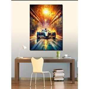 Kanvas Tablo Formula 1 Arabası 50x70 cm