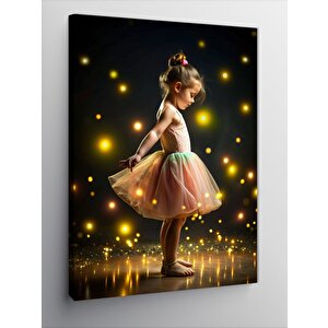 Kanvas Tablo Bale Yapan Çocuk 100x140 cm