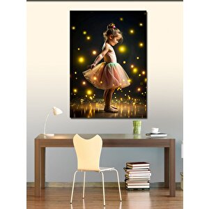 Kanvas Tablo Bale Yapan Çocuk 70x100 cm