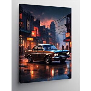 Kanvas Tablo Klasik Araba 70x100 cm