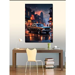 Kanvas Tablo Klasik Araba 70x100 cm