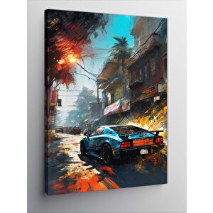 Kanvas Tablo Spor Araba 70x100 cm