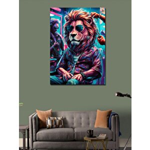 Kanvas Tablo Sportif Aslan Kuaförde 100x140 cm