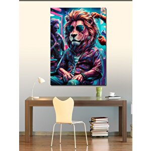 Kanvas Tablo Sportif Aslan Kuaförde 100x140 cm